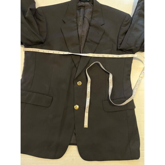 Ermenegildo Zegna Mens Black 100% Cashmere Blazer With Purdue University Buttons - Picture 9 of 14